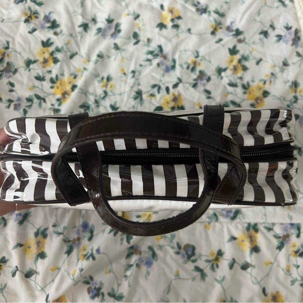 Henri Bendel Black and White Cosmetic Bag - Picture 6 of 11